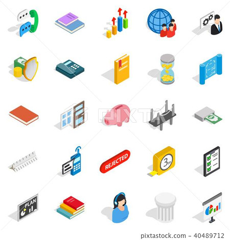 Squad icons set, isometric style Squad icons set, isometric style 40489712