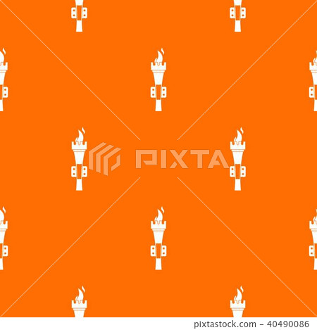 Torch pattern seamless 40490086