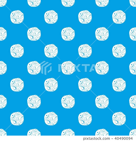 Deserted planet pattern seamless blue Deserted planet pattern seamless blue 40490094