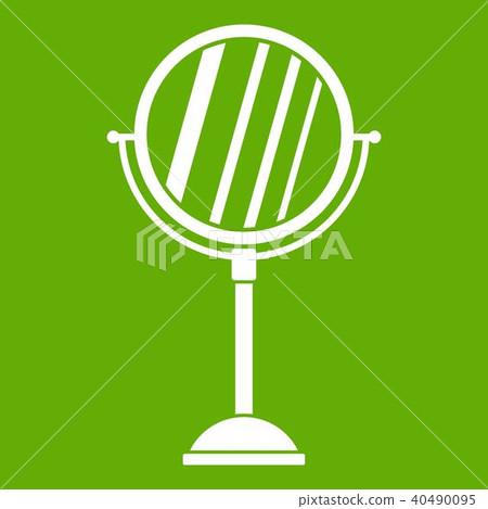 Makeup mirror icon green Makeup mirror icon green 40490095