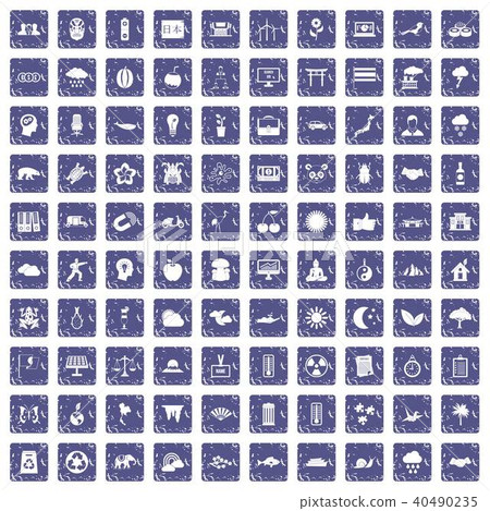 100 harmony icons set grunge sapphire 100 harmony icons set grunge sapphire 40490235