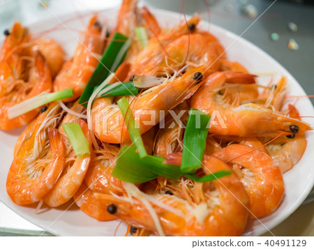 Steamed shrimp 40491129