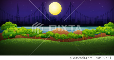 Moonlight Over the Big Park Moonlight Over the Big Park 40492381