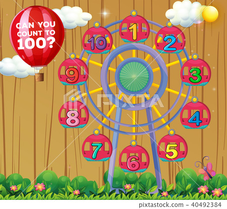 Mathematics Count Number Fair Scene Mathematics Count Number Fair Scene 40492384