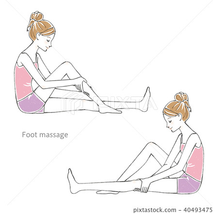 Leg massage beautiful legs Leg massage beautiful legs 40493475