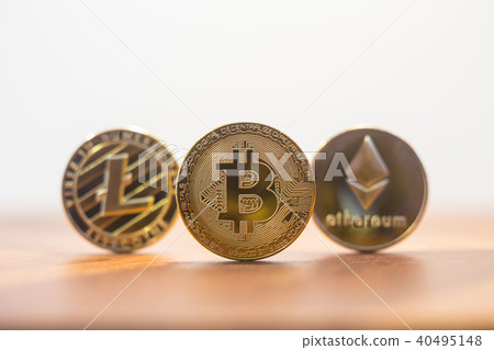 Cryptocurrency bitcoin, litecoin, ethereum. 40495148