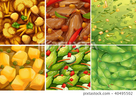 Close Up Healthy Food Set Close Up Healthy Food Set 40495502