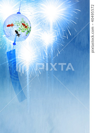 Fireworks Summer Heat Meditation Background Fireworks Summer Heat Meditation Background 40495572