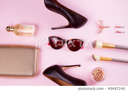 Elegant high heel shoes 40497248