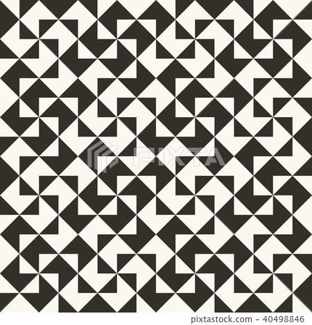 Black and white abstract geometric quilt pattern Black and white abstract geometric quilt pattern 40498846