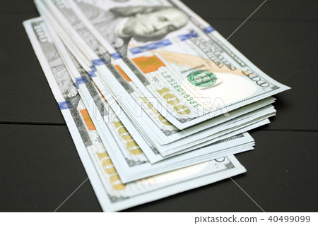 Dollars money cash on black background 40499099
