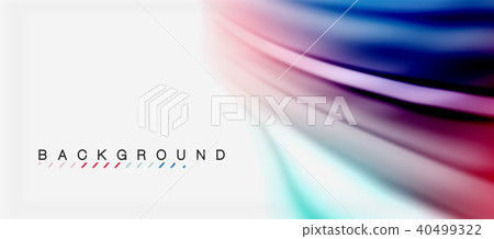 Blurred fluid colors background, abstract waves lines, vector illustration Blurred fluid colors background, abstract waves lines, vector illustration 40499322