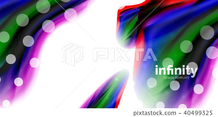 Vector flowing liqiud colors isolated on white, wave abstract background Vector flowing liqiud colors isolated on white, wave abstract background 40499325