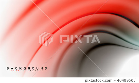 Swirl fluid flowing colors motion effect, holographic abstract background 40499503