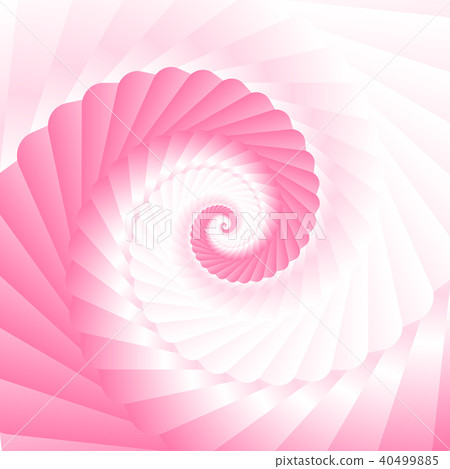 Two-colored pink and white wave like a swirl Two-colored pink and white wave like a swirl 40499885