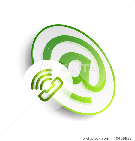 Phone button, call support idea, vector illustration Phone button, call support idea, vector illustration 40499938