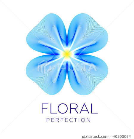 Fantastic abstract flower, gradient blending lines Fantastic abstract flower, gradient blending lines 40500054