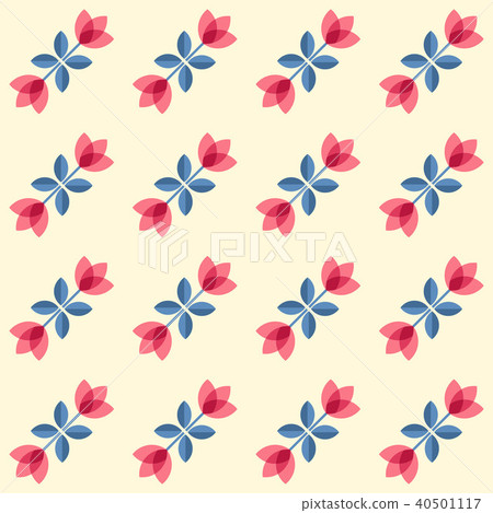 Scandinavian flowers, seamless floral pattern Scandinavian flowers, seamless floral pattern 40501117