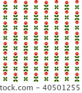 Scandinavian design Seamless floral pattern  40501255