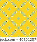 Scandinavian design Seamless floral pattern  40501257