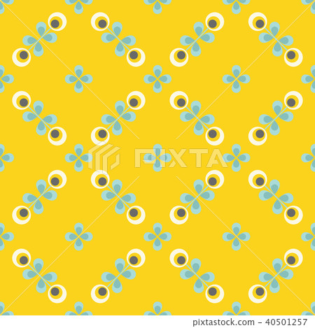 Scandinavian design Seamless floral pattern  40501257
