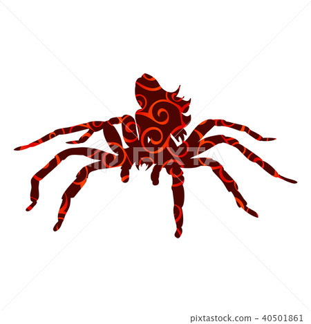 Arachne spider monster woman pattern silhouette ancient mytholog Arachne spider monster woman pattern silhouette ancient mytholog 40501861