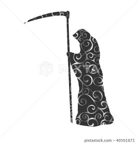 Death pattern silhouette scary monster fantasy Death pattern silhouette scary monster fantasy 40501871