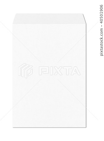Large A4 white enveloppe mockup template 40501906