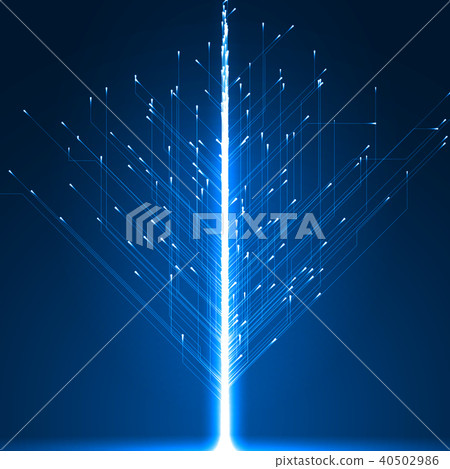 geometrically moving particules with energy trails. 40502986