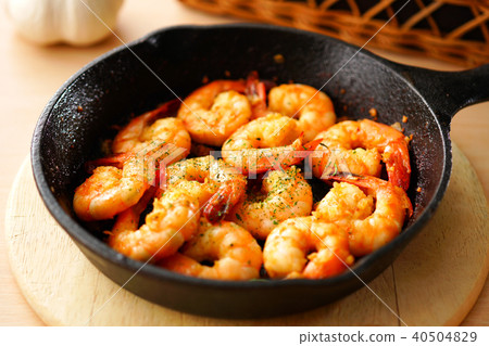 garlic shrimp  40504829
