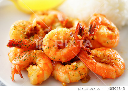 garlic shrimp  40504843