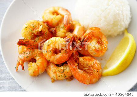 garlic shrimp  40504845