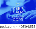 Keep Calm and Prepare for GDPR. General Data Protection Regulation 40504858