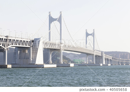 Gwangalli Beach, Gwangan Bridge, Swimman, Suyu-gu, Nam-gu, Busan 40505658