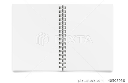 Mockup White Notebook 40508938