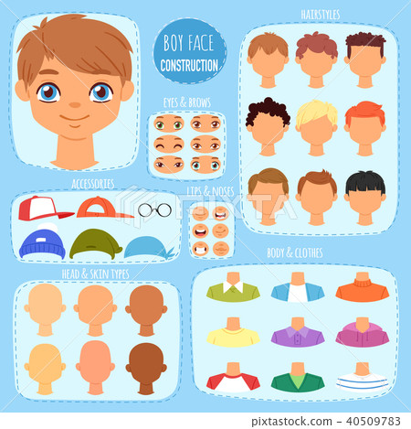 Avatar creator Stock Vector