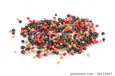 peppercorns isolated on white background peppercorns isolated on white background 40510907
