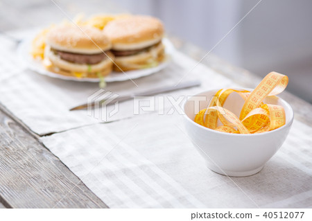 Portrait of a sick young woman 40512077
