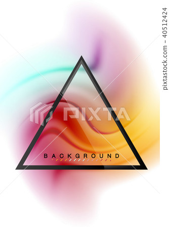 Swirl fluid flowing colors motion effect, holographic abstract background Swirl fluid flowing colors motion effect, holographic abstract background 40512424