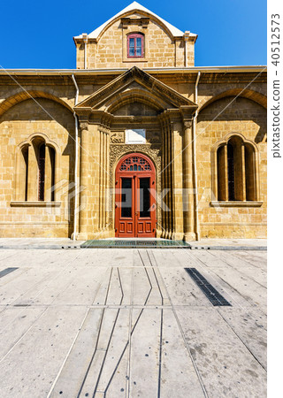 Daylight portrait wide view to Faneromeni church 40512573