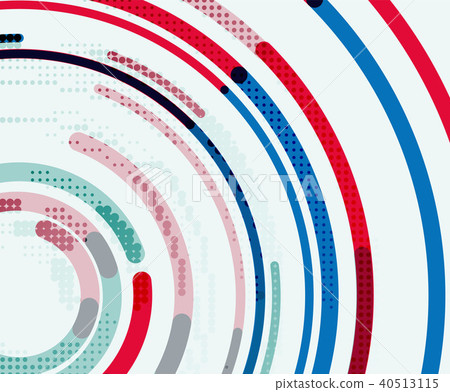 Circular lines, circles, geometric abstract background Circular lines, circles, geometric abstract background 40513115