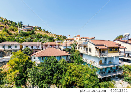 Daylight view from above to city buildings Daylight view from above to city buildings 40513231