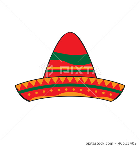 Traditional mexican hat 40513402