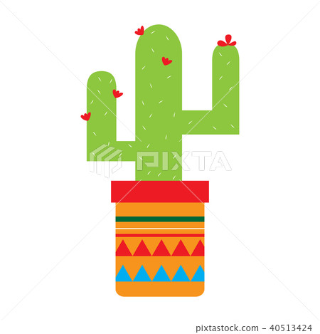 Isolated cactus icon Isolated cactus icon 40513424