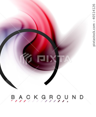 Swirl fluid flowing colors motion effect, holographic abstract background Swirl fluid flowing colors motion effect, holographic abstract background 40514126
