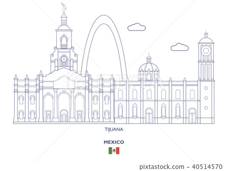 Tijuana City Skyline, Mexico 40514570