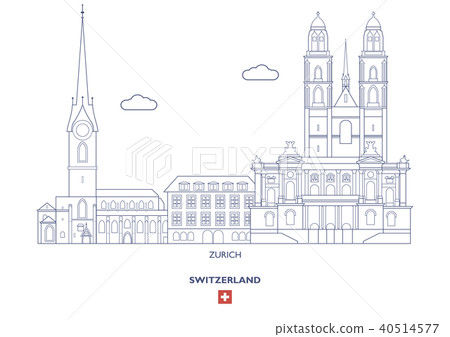 Zurich City Skyline, Switzerland 40514577