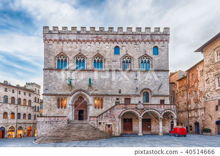 View of Palazzo dei Priori, building in Perugia 40514666