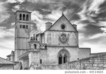The Basilica of Saint Francis of Assisi, Italy The Basilica of Saint Francis of Assisi, Italy 40514685