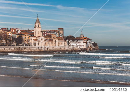 View of Gijon Asturias the Northern Spain 40514880